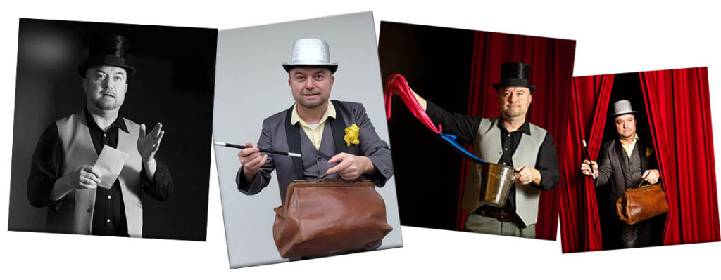 votre magicien professionnel pour animer vos arbres de noel, des comités des fêtes